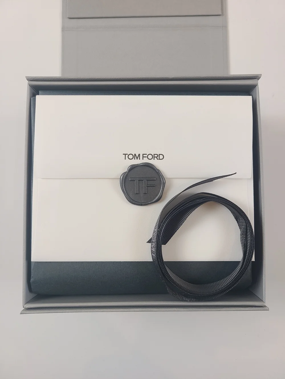 Tom Ford Gift Box with Ribbon & Card Gift Wrapping Box Groom